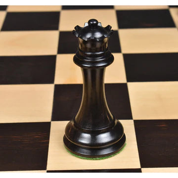 Repro 2016 Sinquefield Staunton Chess Set - Chess Pieces Only -Ebony Wood- Triple Weight