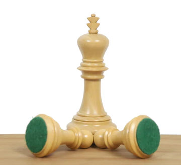 3.8" Imperial Staunton Luxury Chess Set - Chess Pieces Only - Weighted Ebony Wood (4)