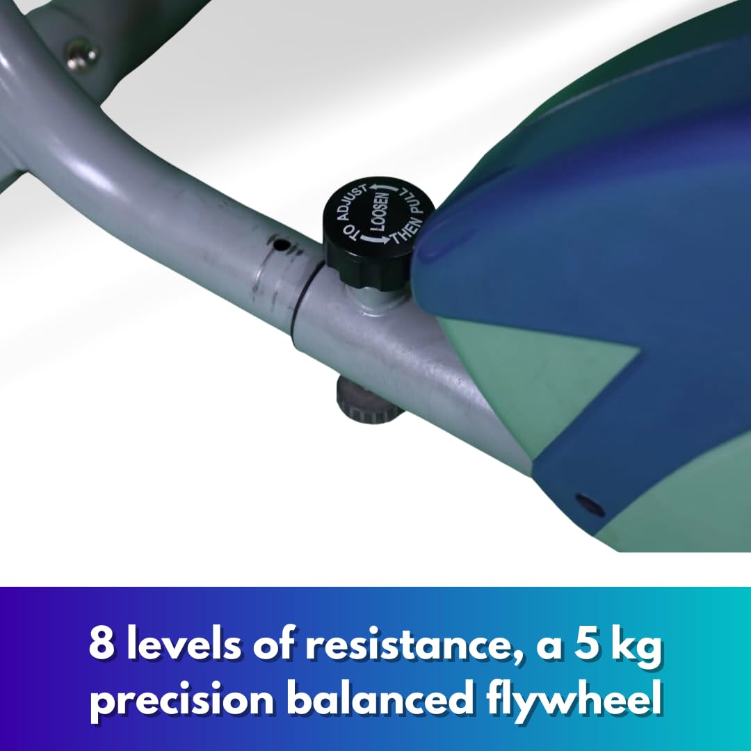 Gamma Fitness Recumbent Bike-530|Recumbent Bike For Home Gym & Commercial Gym|Recumbent Bike Exercise Cycle with Back Support