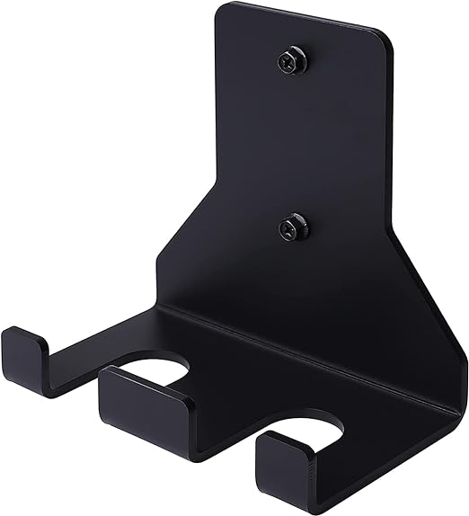 Gamma Fitness Vertical Barbell Storage Double Barbell Storage Holder Wall Mount Hanging Barbell Rack Display Rack Commercial or Home Gym Accessory WBR-901