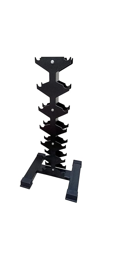 GAMMA FITNESS VERTICAL DUMBBELL RACK FOR ALL TYPES OF DUMBBELLS | DUMBBELL RACK FOR HOME GYM