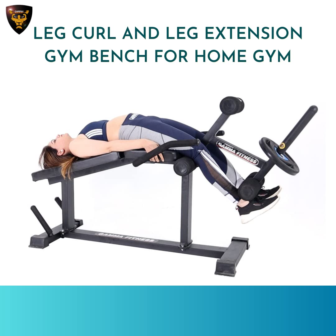 Leg Curl And Leg Extension Gym Decline Bench Max Capacity-200 Kg For Home Gym-Heavy Duty,Black