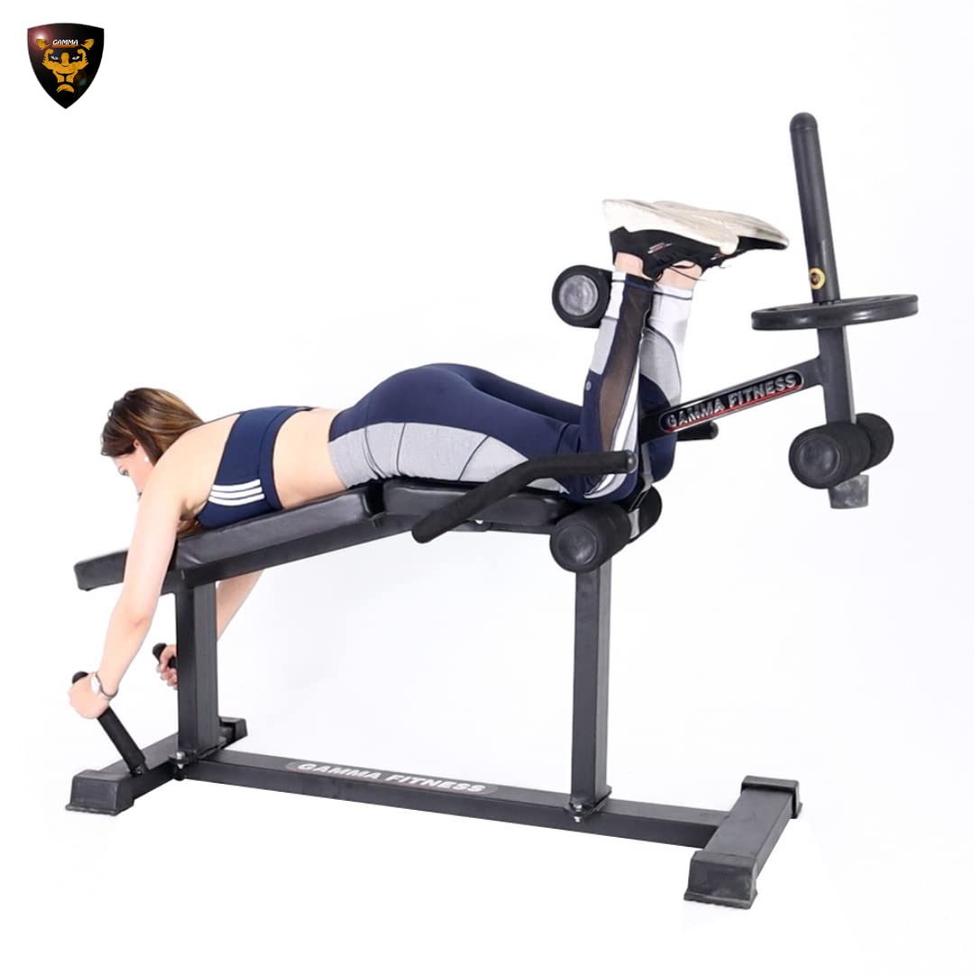 Leg Curl And Leg Extension Gym Decline Bench Max Capacity-200 Kg For Home Gym-Heavy Duty,Black