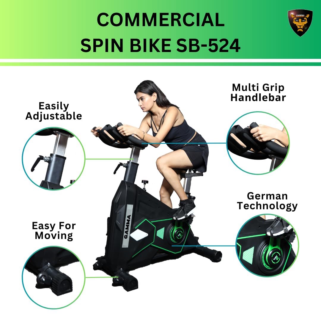 Commercial Spin Bike SB-524 For Commercial Gym or Home Gym