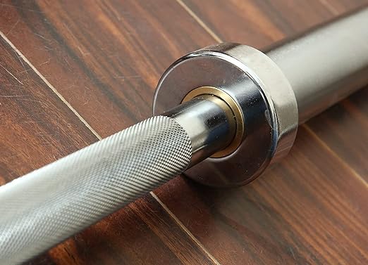 Gamma Fitness Olympic Barbell 7 feet 20kg with bearing For Heavy Commercial Use