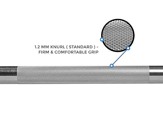 Gamma Fitness Olympic Barbell 7 feet 20kg with bearing For Heavy Commercial Use