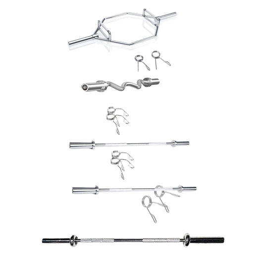 Olympic Rod Package ( 7x1, 4x2, 4EZx1, Hex bar 1pc )