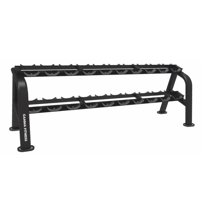 Gamma Fitness 2 TIER DUMBELL RACK