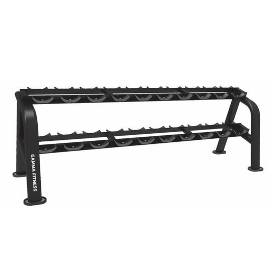 Gamma Fitness 2 TIER DUMBELL RACK