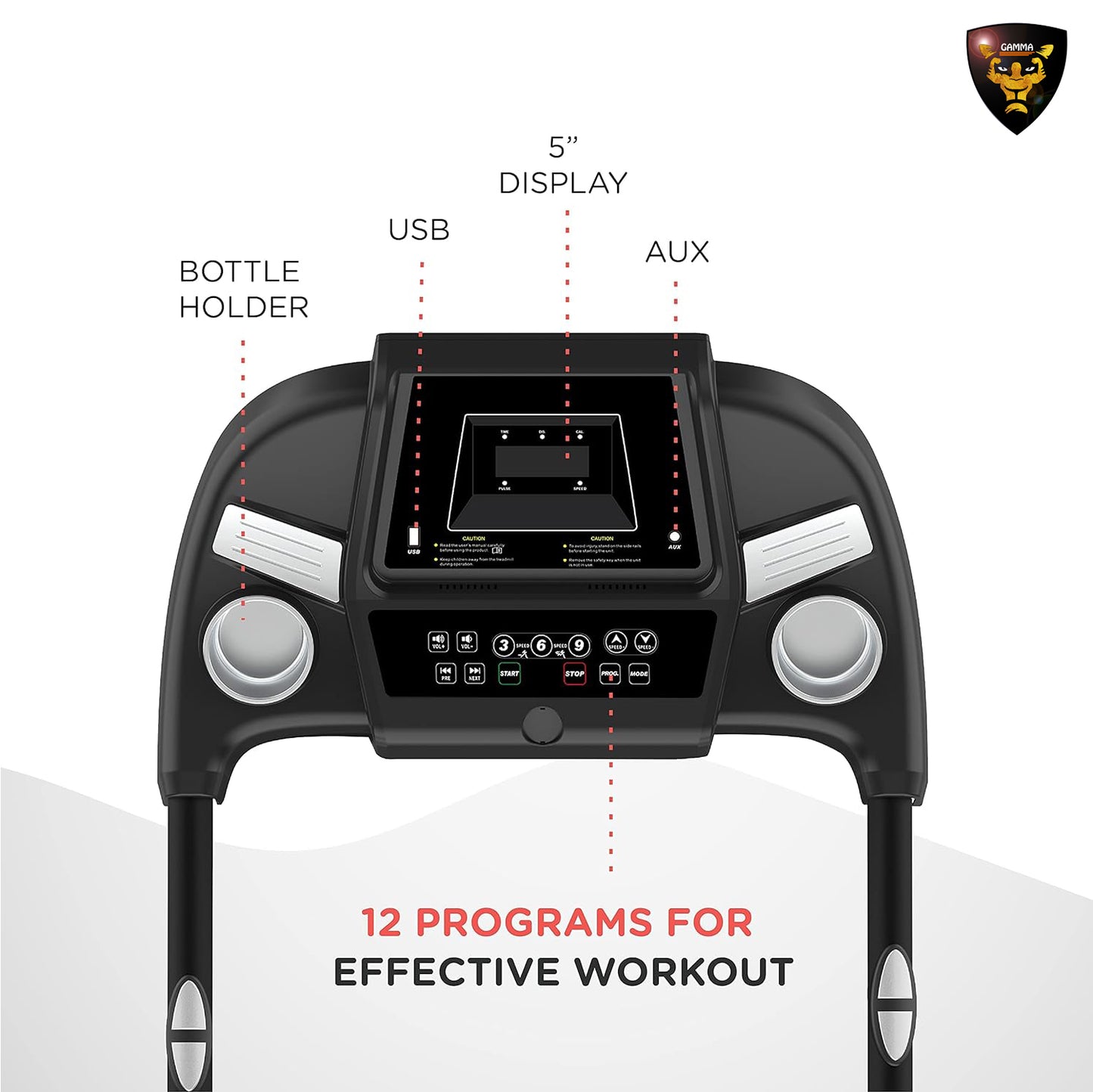 Gamma Fitness Treadmill CTM-150
