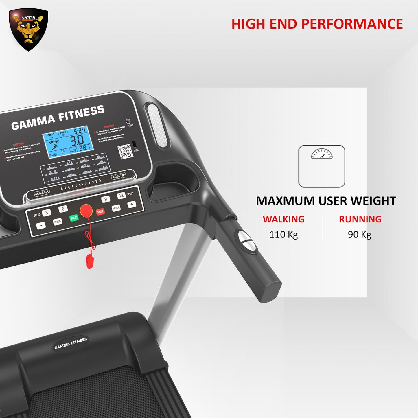Gamma Fitness Domestic Treadmill | CTM 246