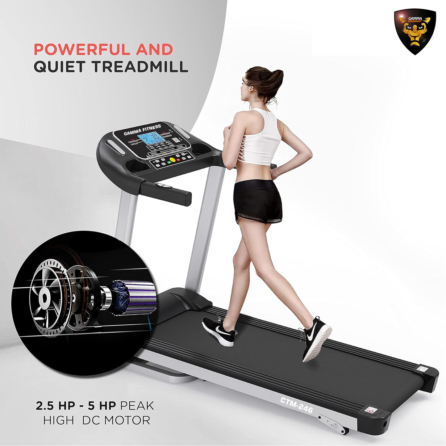 Gamma Fitness Domestic Treadmill | CTM 246