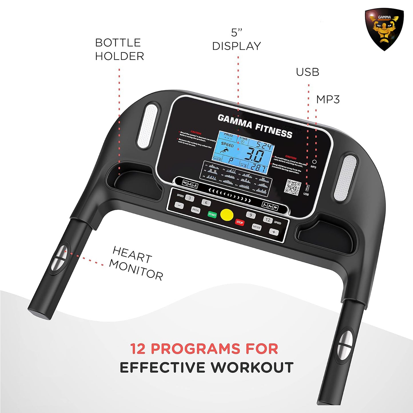 Gamma Fitness Domestic Treadmill | CTM 246