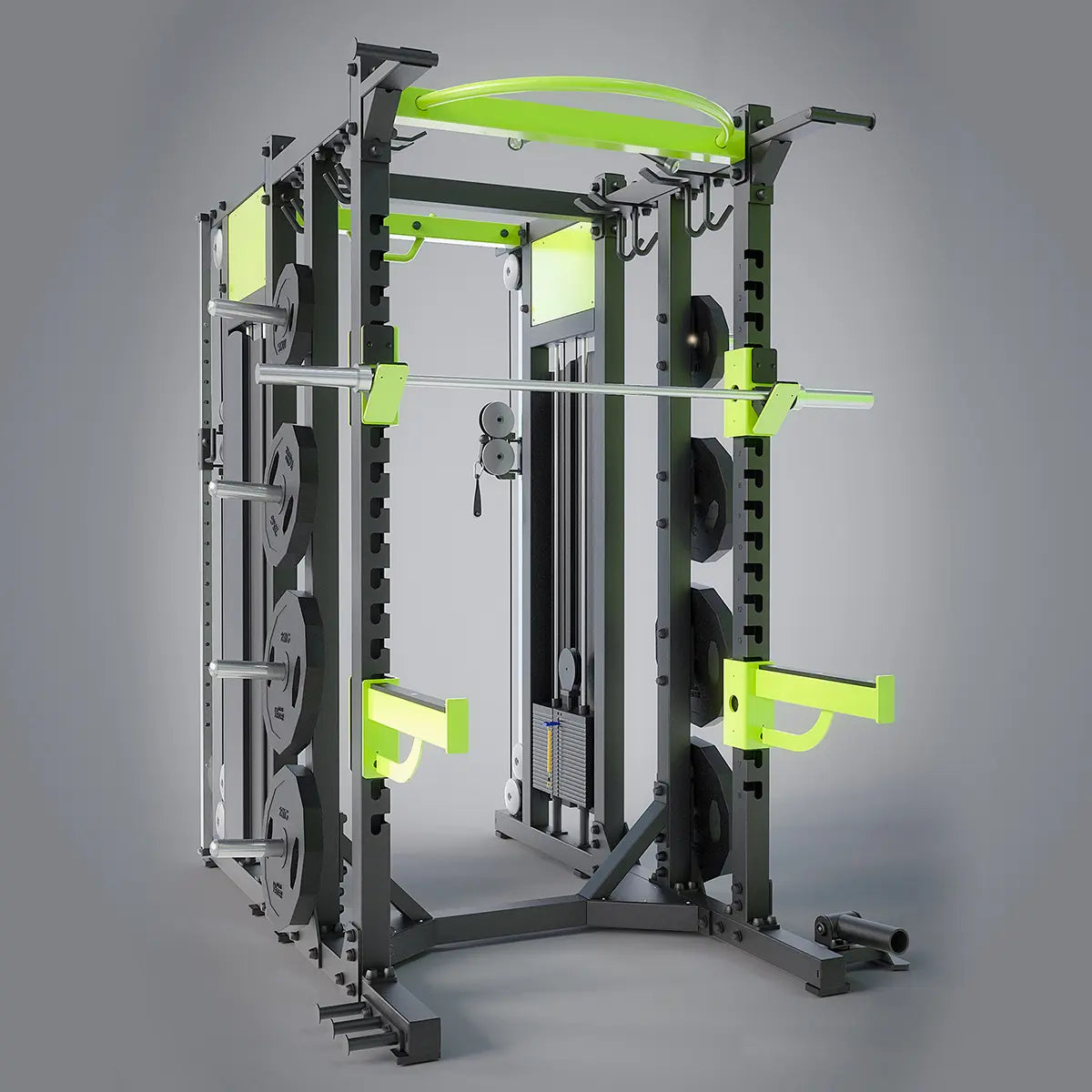 Gamma Fitness Commercial Functional Trainer With Power Rack Combo CPR-130 For Commercial Gym Setup