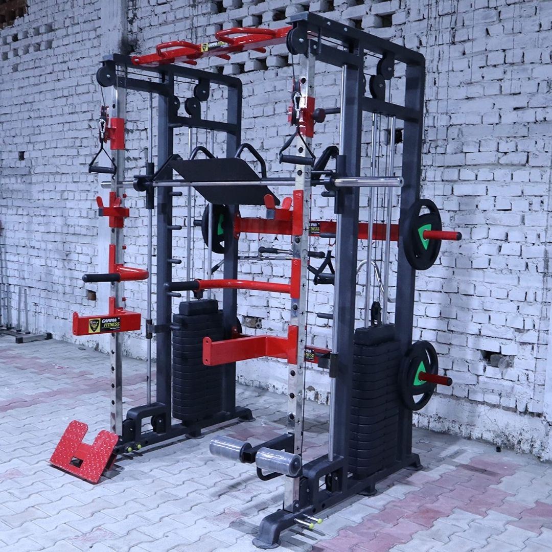 Gamma Fitness Functional Trainer With Smith Machine For Commercial Gym or Home Gym FTS-101 (Best Seller)