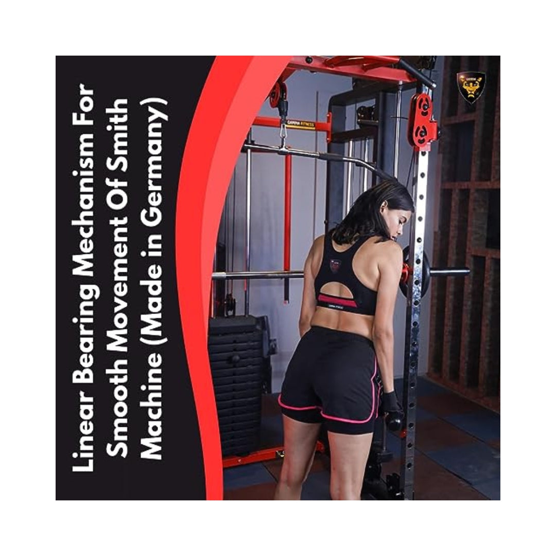 Gamma Fitness Functional Trainer With Smith Machine & Pec Fly Rear Delt For Commercial Gym or Home Gym FTS-306 (Best Seller)