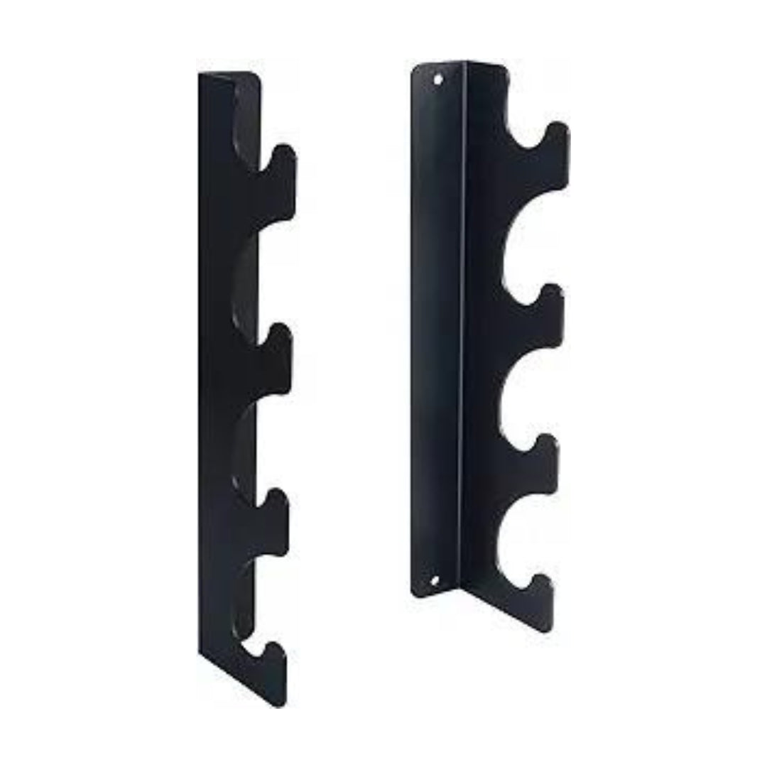 Gamma Fitness Horizontal Wall Mounted Olympic Barbell Rack 4 Bars Olympic Barbell Storage Rack Weight Bar Holder WM-BR-402