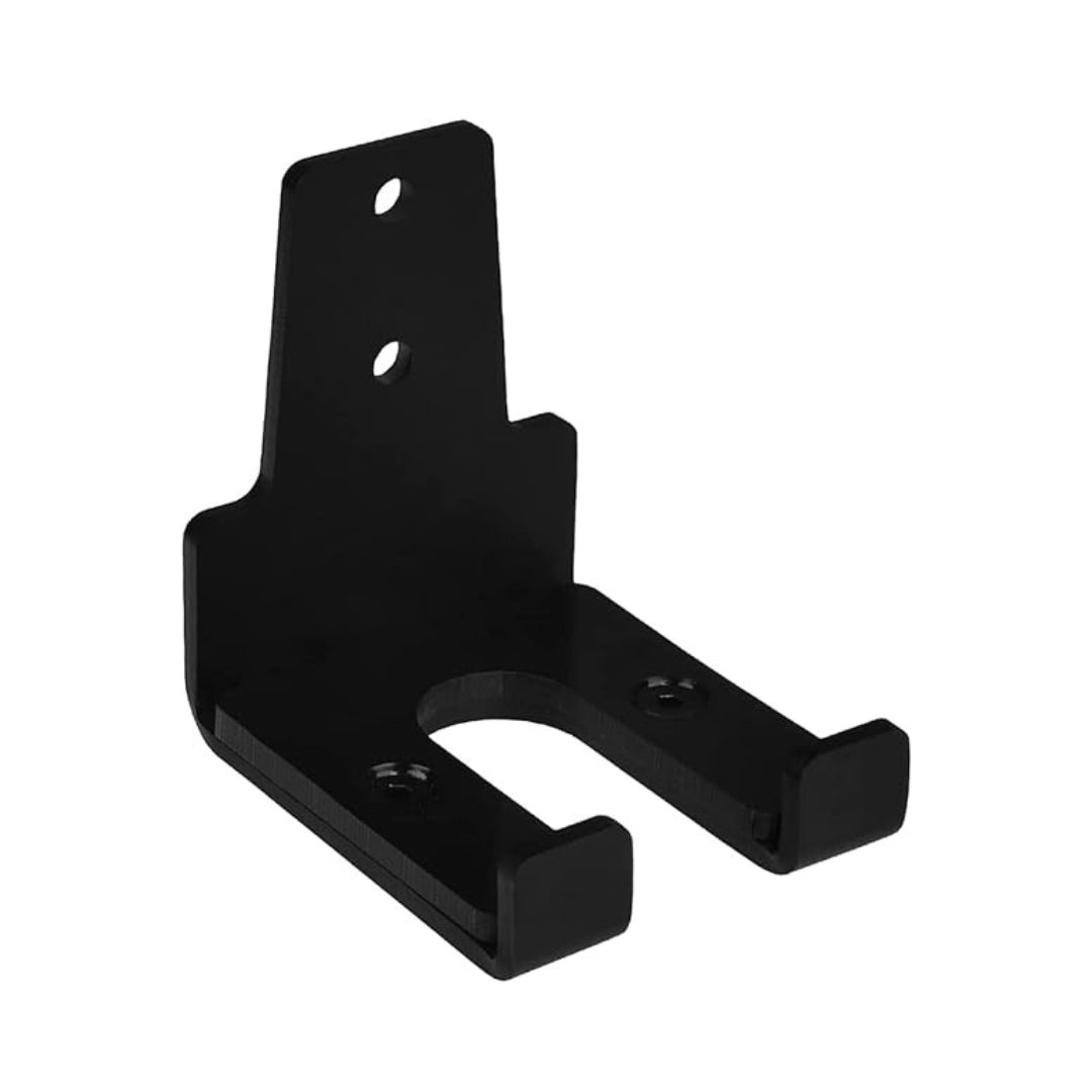 Gamma Fitness Vertical Wall Mounted Olympic Barbell Holder, Barbell Storage Rack, Hanging Barbell Rack for Home Fitness Equipment WMB-01