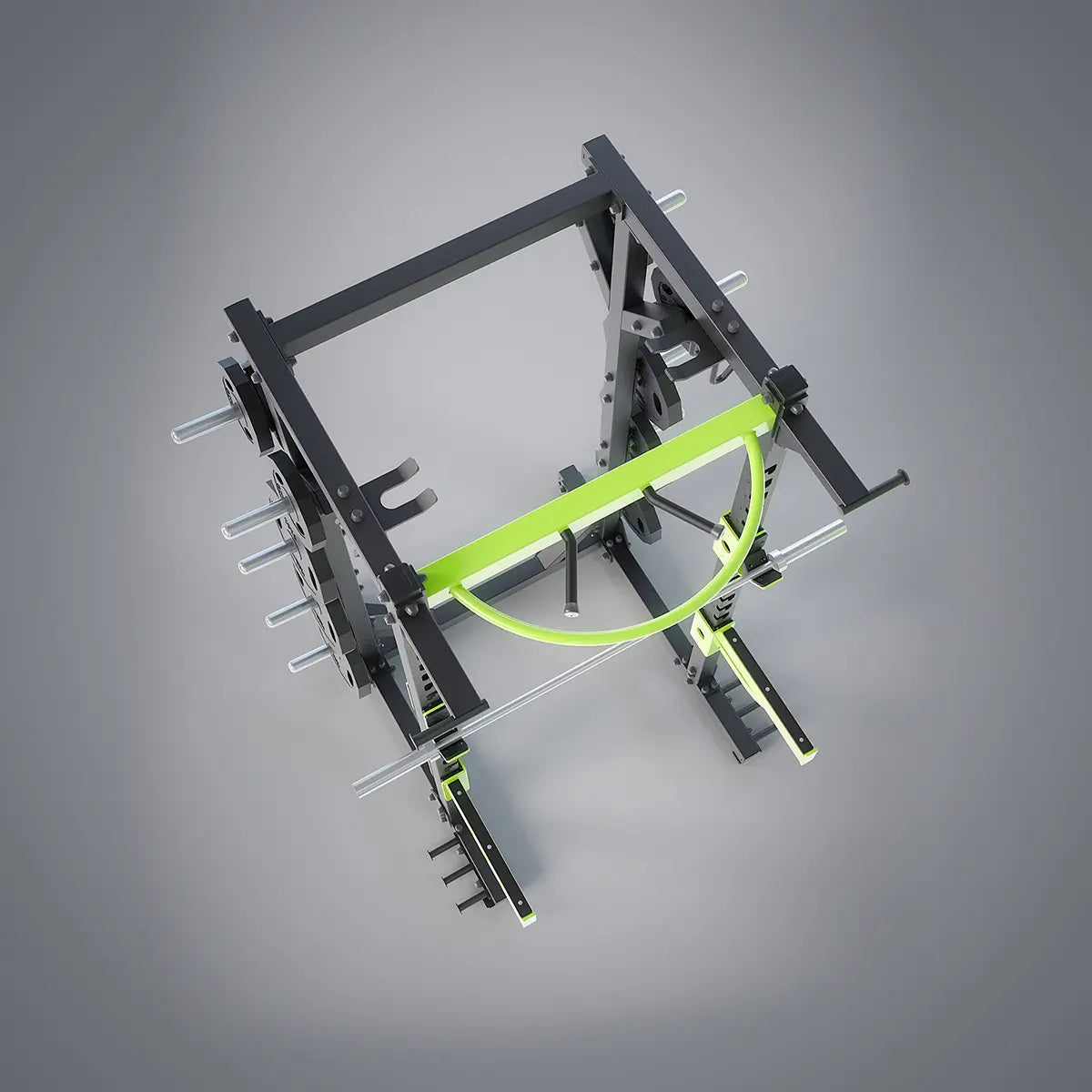 Gamma Fitness Commercial Half Power Rack CPR-100 For Commercial Gym Setup