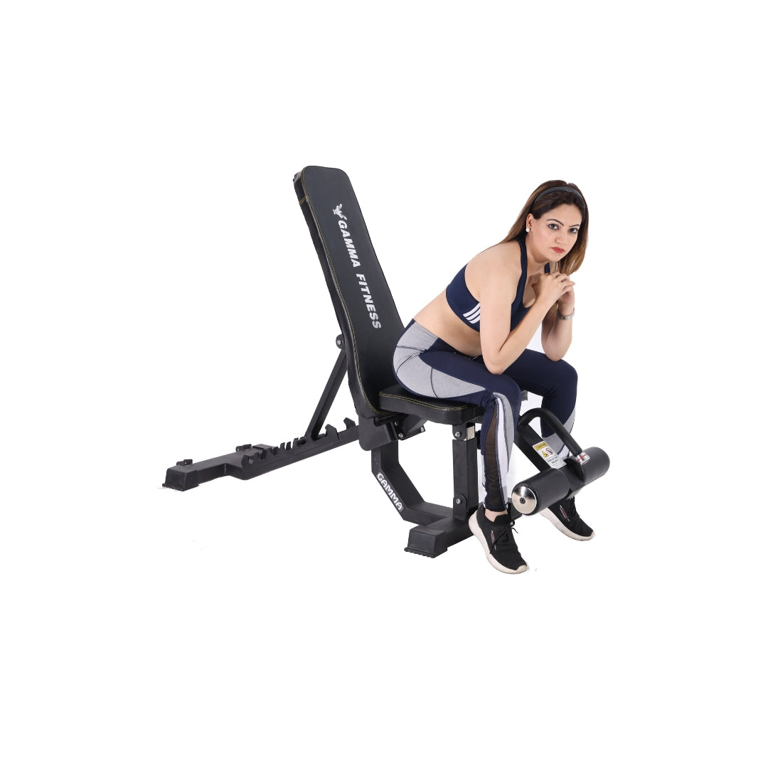 Adjustable Bench Commercial MB-500 With Shafting Mechanism & 8mm Thick Metal Base