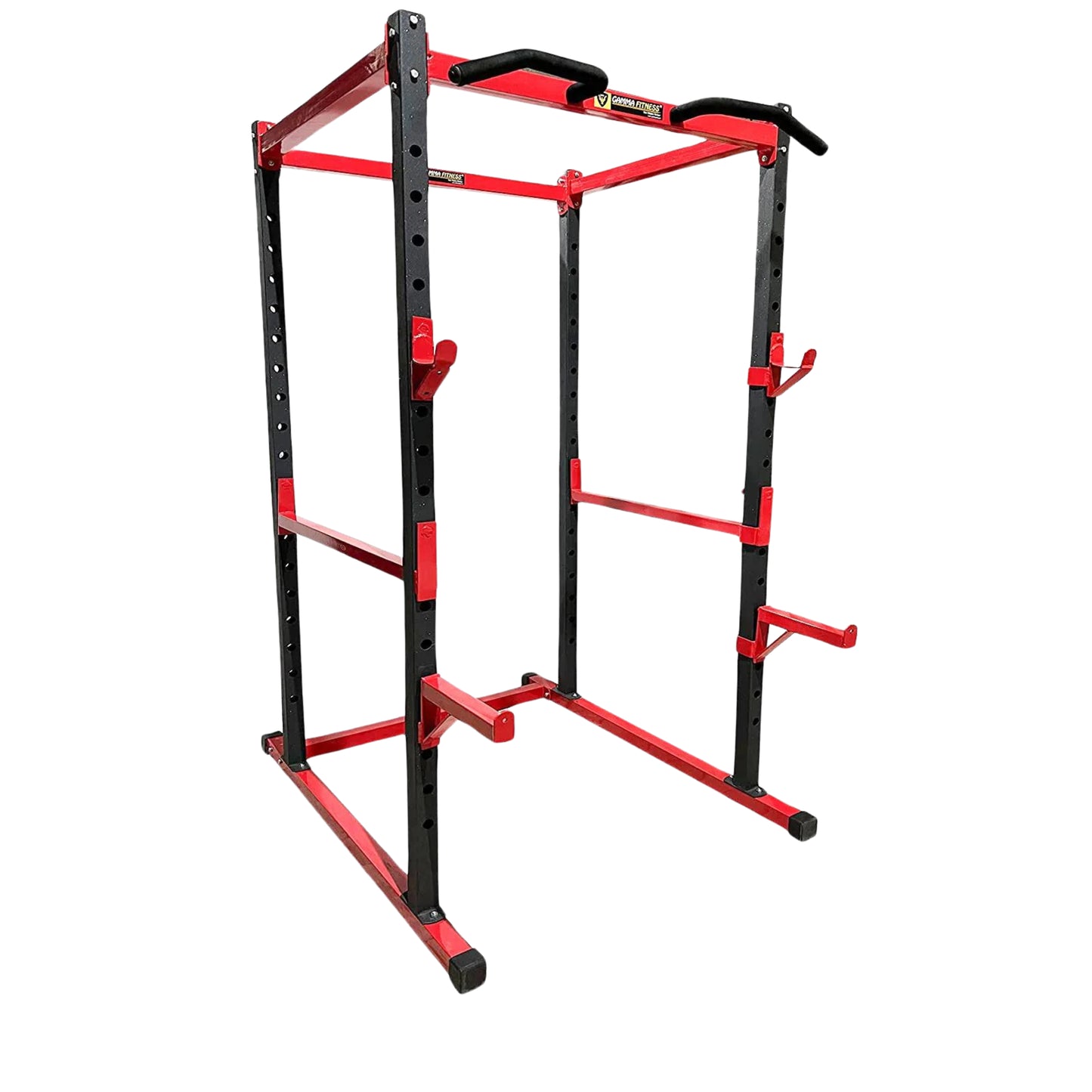 Power Squat Rack PR-04 Combo With Olympic 7 Feet Barbell, Adjustable Bench MB-400 & Rubber Coated Weight Plates