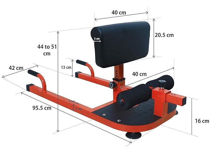 Gamma Fitness Sissy Squat, Squat Machine for Heavy Workout SS-09