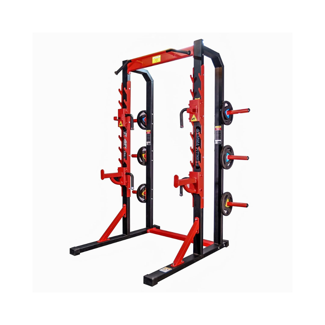 Gamma Fitness Commercial Squat Rack SR-20 for Commercial Gym OR Home Gym | Home Gym Machine for Complete Workout