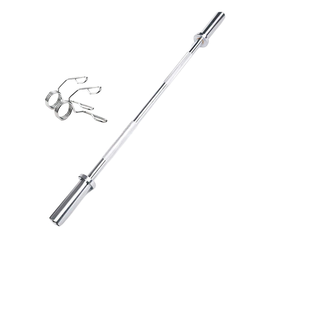 Gamma Fitness MB-125 Bench Combo With Olympic Rubber Coated Weight Plate,Olympic 7FT Straight Rod, Olympic 4FT Curl Rod