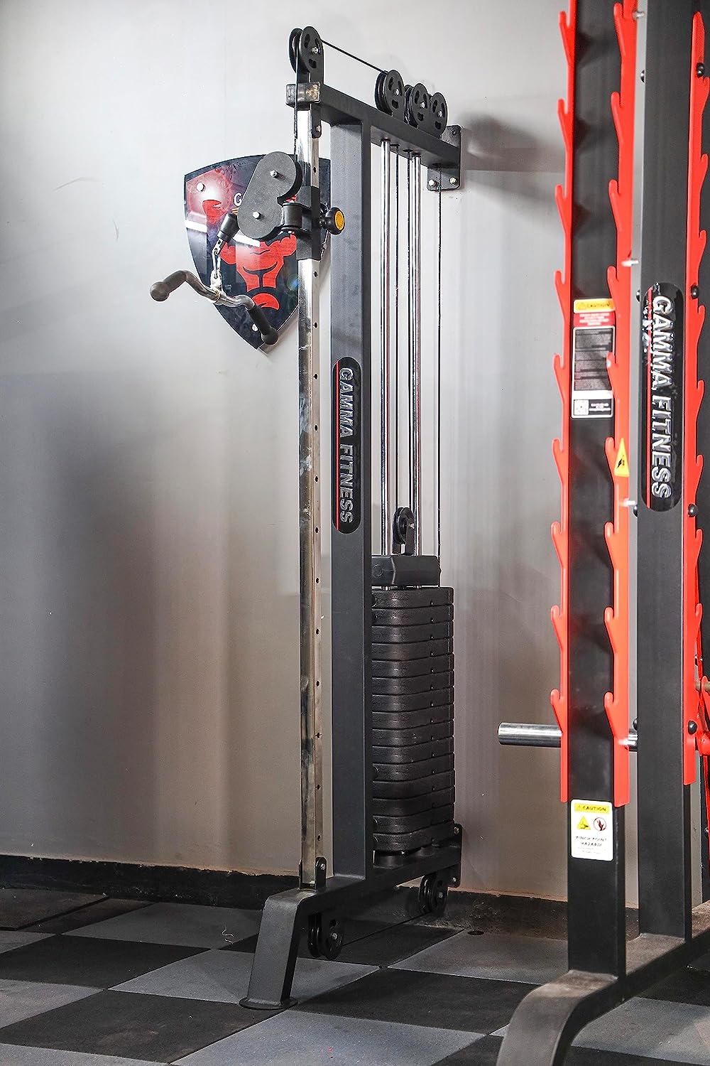 Wall Mounted Half Cable Crossover GF-15 For Commercial Gym or Home