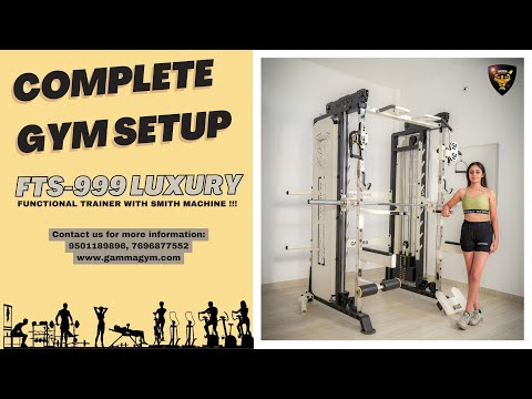 Gamma fitness All in One Multi Station Gym - Functional Trainer With Smith FTS-701 MS Lx