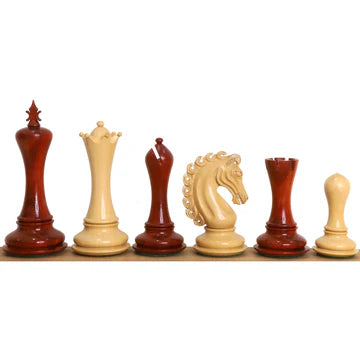 4.6" Avant Garde Luxury Staunton Chess Set - Chess Pieces Only-Ebony Wood- Triple Weight