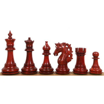 4.6" Spartacus Luxury Staunton Chess Set - Chess Pieces Only- Ebony Wood - Triple Weight