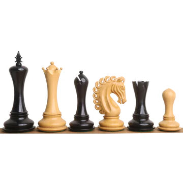 4.6" Avant Garde Luxury Staunton Chess Set - Chess Pieces Only - Bud Rosewood & Boxwood