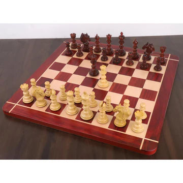 4.5" Gallant Knight Luxury Staunton Chess Set- Chess Pieces Only - Triple Weighted - Ebony Wood