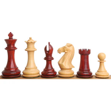 4.1" Traveller Staunton Luxury Chess Set - Chess Pieces Only-Triple Weighted Ebony Wood