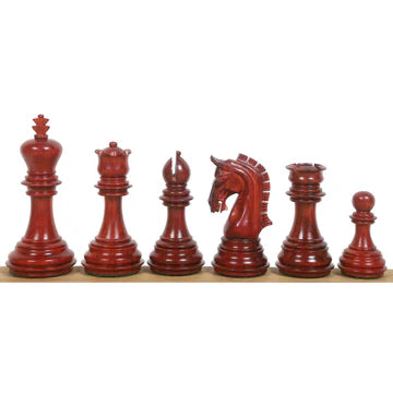 3.8" Imperial Staunton Luxury Chess Set - Chess Pieces Only - Weighted Ebony Wood  (4)