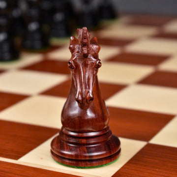 Alexandria Luxury Staunton Chess Set - Chess Pieces Only - Triple Weighted - Ebony Wood