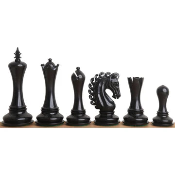 4.6" Avant Garde Luxury Staunton Chess Set - Chess Pieces Only - Bud Rosewood & Boxwood