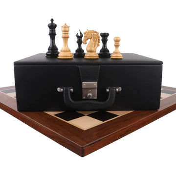 4.4" Goliath Series Luxury Staunton Chess Set - Chess Pieces Only - Bud Rosewood & Boxwood