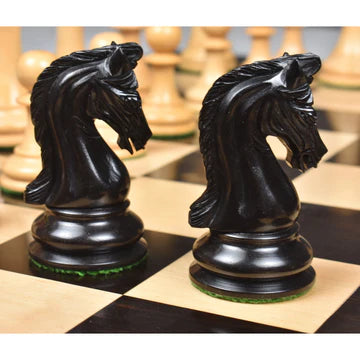 Repro 2016 Sinquefield Staunton Chess Set - Chess Pieces Only -Ebony Wood- Triple Weight