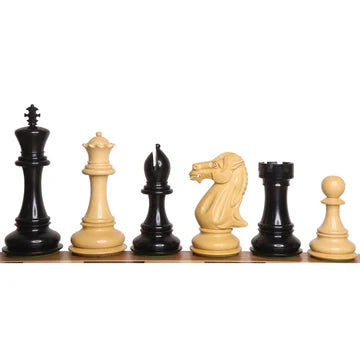 6.1" Mammoth Luxury Staunton Chess Set - Chess Pieces Only - Bud Rosewood -Triple Weight