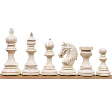 4.1" Stallion Staunton Luxury Chess Set - Chess Pieces Only - Triple Weighted Ebony Wood