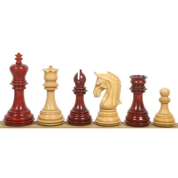 3.8" Imperial Staunton Luxury Chess Set - Chess Pieces Only - Weighted Ebony Wood  (4)