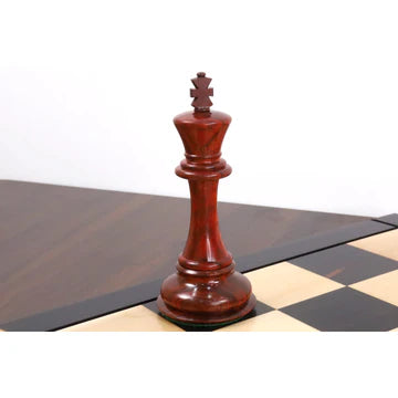 6.3" Jumbo Pro Staunton Luxury Chess Set - Chess Pieces Only - Golden Rosewood & Boxwood