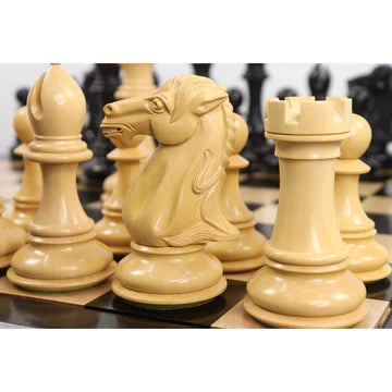 6.1" Mammoth Luxury Staunton Chess Set - Chess Pieces Only - Bud Rosewood -Triple Weight