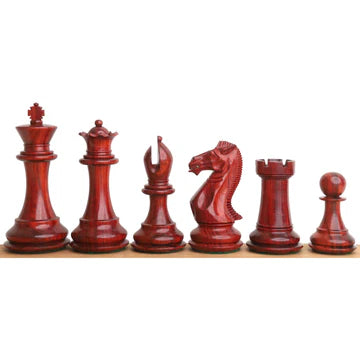 4.1" Traveller Staunton Luxury Chess Set - Chess Pieces Only-Triple Weighted Ebony Wood