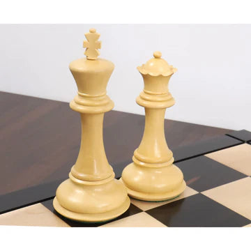 6.3" Jumbo Pro Staunton Luxury Chess Set - Chess Pieces Only - Golden Rosewood & Boxwood