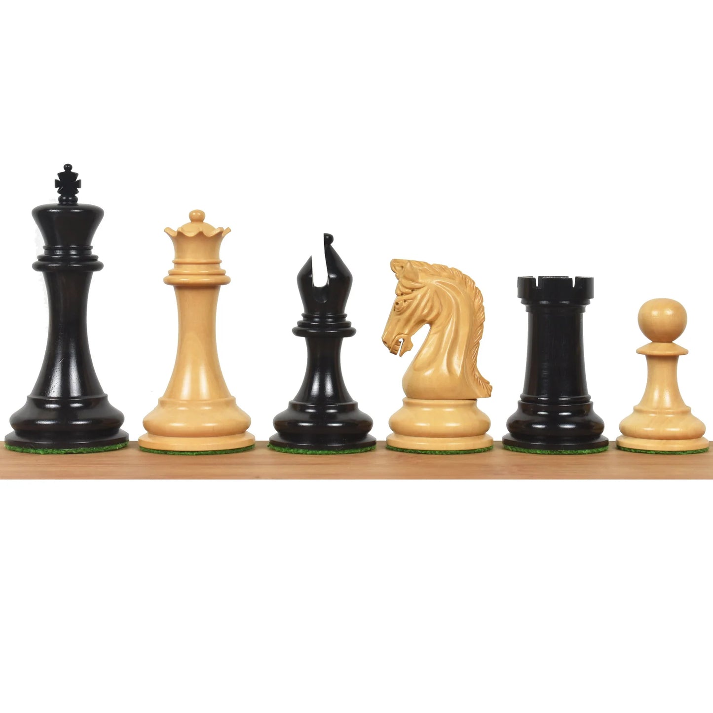 Repro 2016 Sinquefield Staunton Chess Set - Chess Pieces Only-Bud Rosewood-Triple Weight