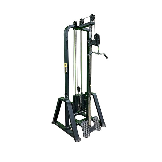 Gamma Fitness Multi Station Home Gym Setup for Cable Crossover, Lats Pull Down, Bicep, Tricep, Rowing, etc. GF-27 Pro