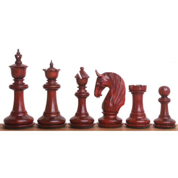 4.6" Bath Luxury Staunton Chess Set - Chess Pieces Only - Ebony Wood - Triple Weight